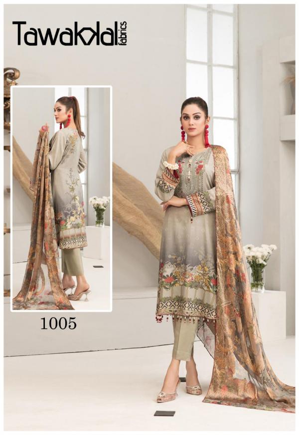 Tawakkal Parisa Cotton Collection Designer Karchi Dress Materials